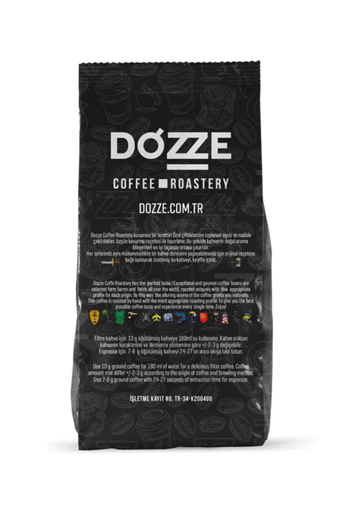 Dozze Filtre Kahve Çekilmiş 250 G